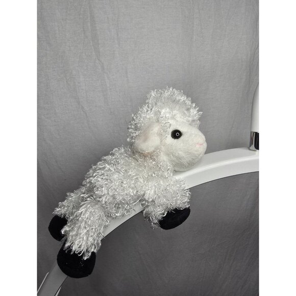 Wild Republic Hugger White Lamb Wrap Bracelet Stuffed Animal - Picture 2 of 8